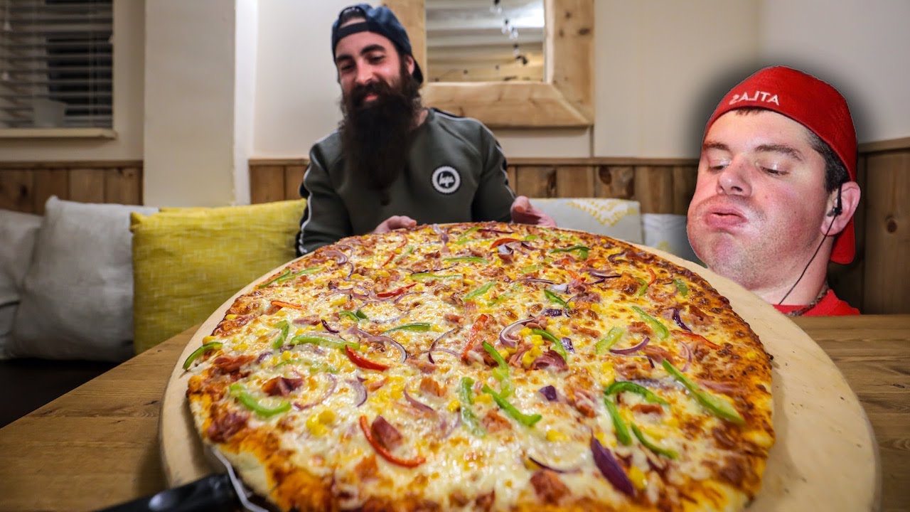 Another huge pizza challenge | Payback for Randy ;) | The Midlands mini ...