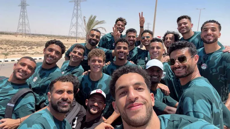 لاعبو منتخب مصر