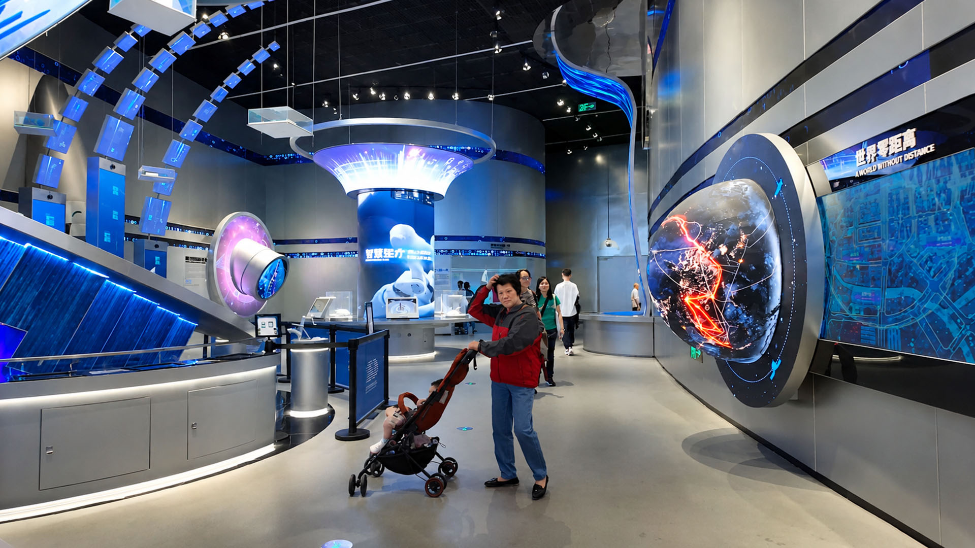 Interactive technology galleries encourage visitors to explore ...