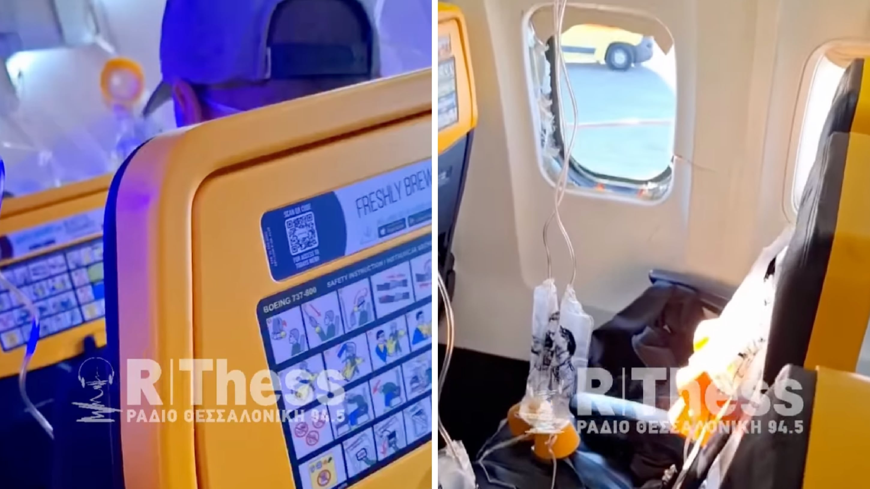 Ryanair flight returns after window failure injures passenger
