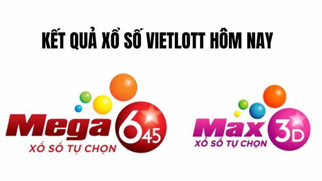 Kết quả xổ số Vietlott hôm nay 10.7: Mega 6/45 và Max 3D