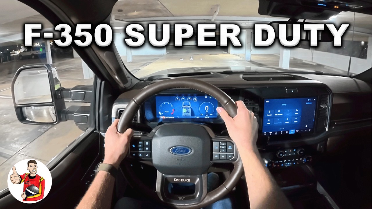 2026 Ford F-350 King Ranch Tremor POV night drive (3D audio) (ASMR)