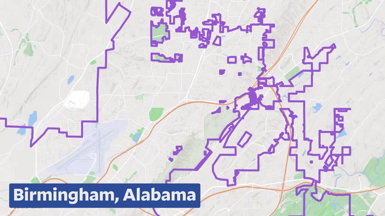 Watch why some cities look like they exploded on a map