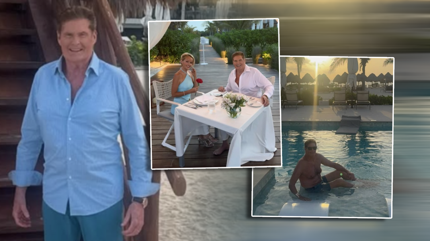 Ohne Rollator! Hasselhoff meldet sich aus Liebesurlaub