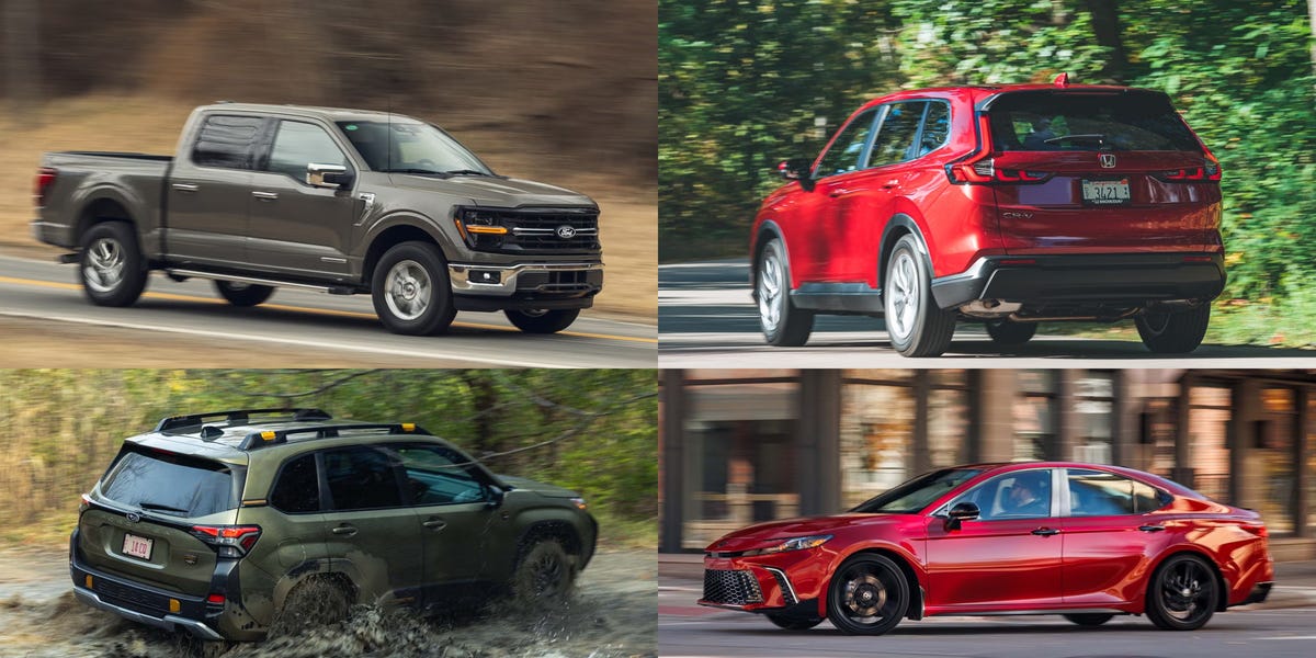 The 25 bestselling cars, trucks, and SUVs of 2026