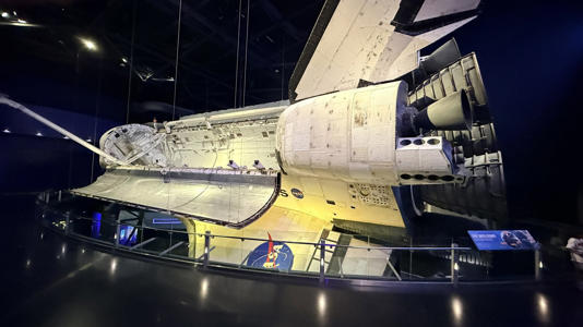 NASA Space Shuttle Atlantis at the Kennedy Space Center. 19ForytFive Image by Harry J. Kazianis.