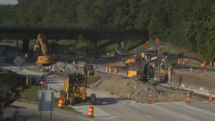 Lanes, ramp to close on I-285 in southwest Atlanta as construction ...