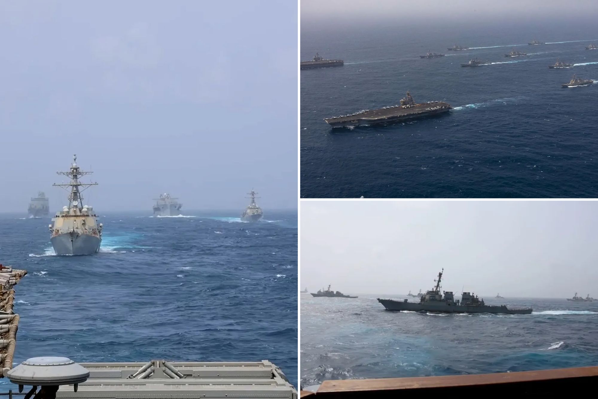 Centcom sends 20 US warships — and two aircraft carriers — toward Iran after Trump threatens to reinstate naval blockade