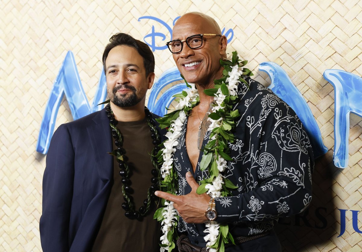 Dwayne Johnson, Lin-Manuel Miranda attend 'Moana' screening