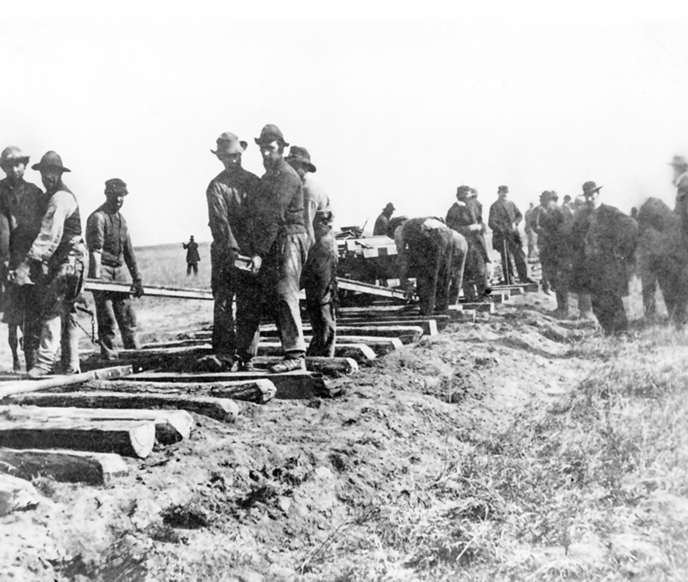 20 pics from the first transcontinental railroad