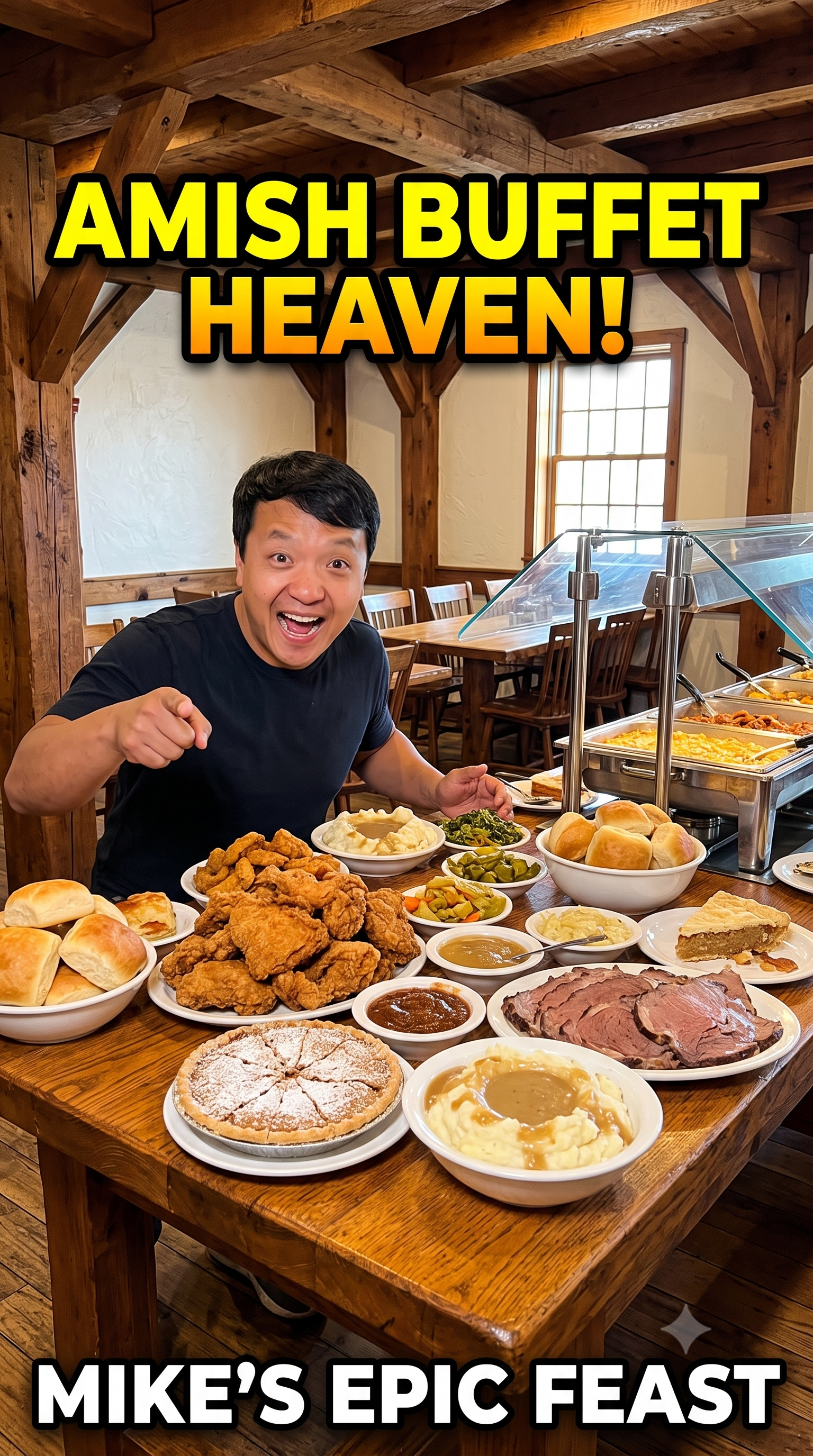I ate at America's largest all you can eat Amish buffet
