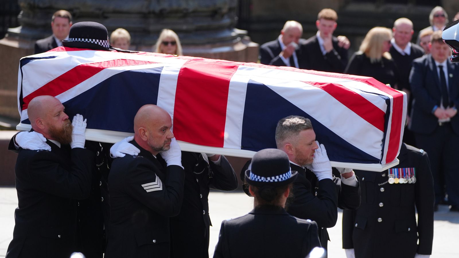 Funeral held for police officer, 19, who died in line of duty