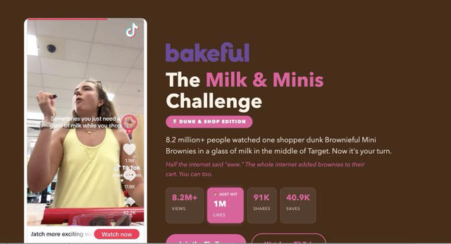 The viral Target brownies & milk video that has everyone talking