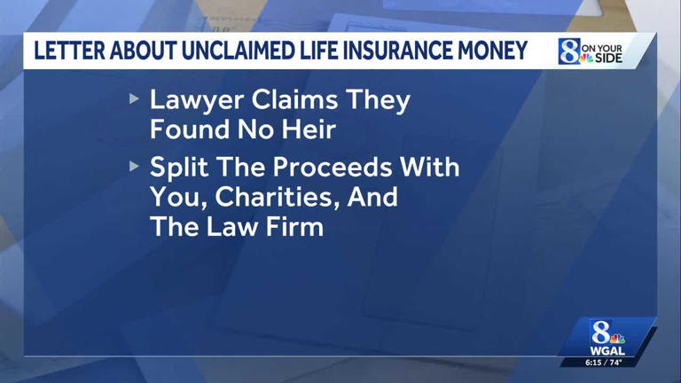 Scam alert | Letters claim you are the beneficiary of a life insurance ...