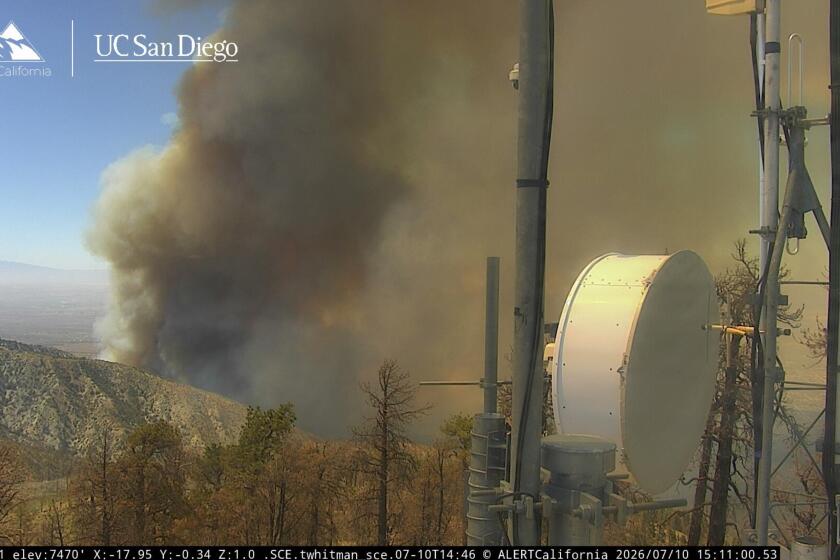 Summit fire chars 2,000 acres amid Southern California heat wave, looming monsoon conditions