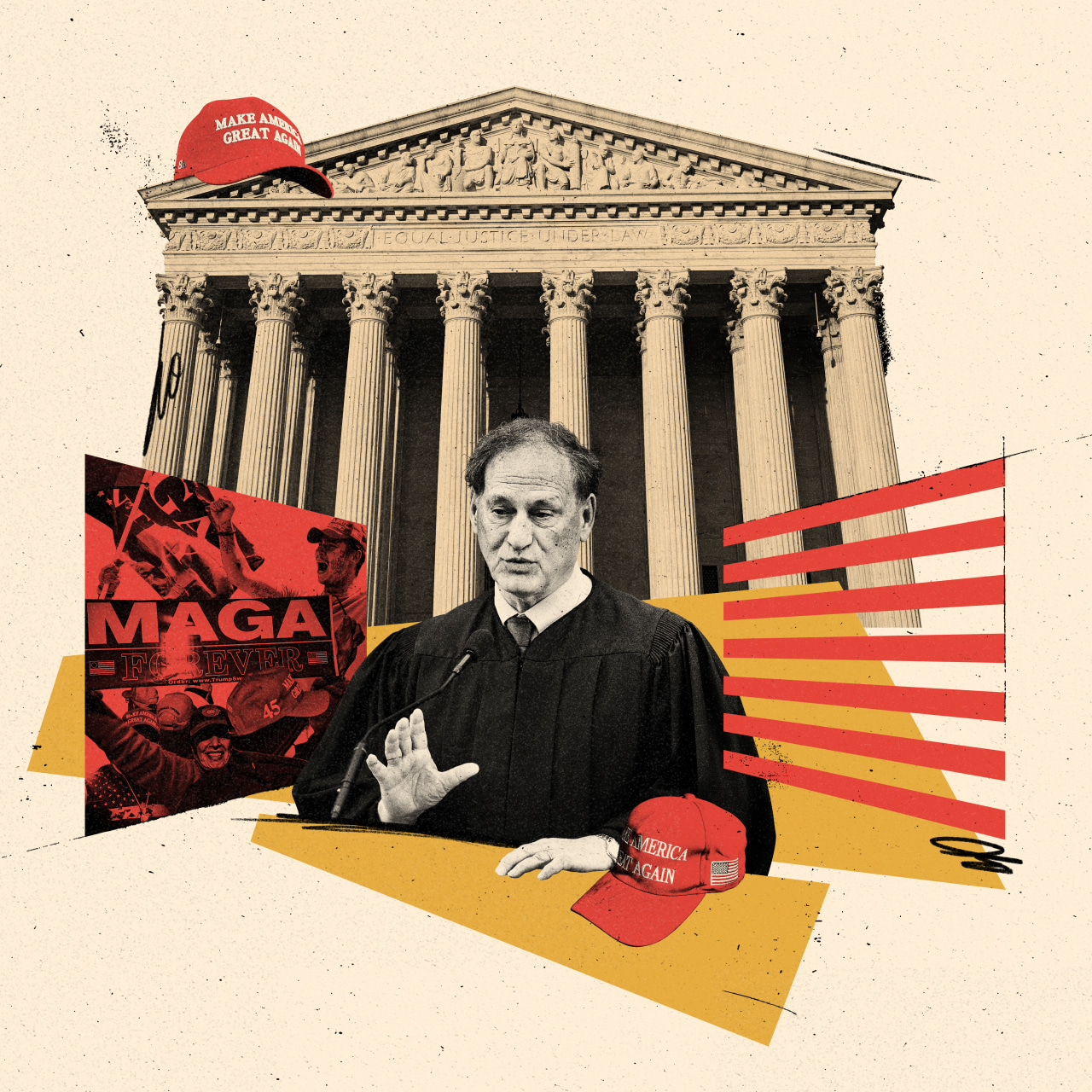 Samuel Alito, a MAGA-friendly justice with a new conservative legal vision