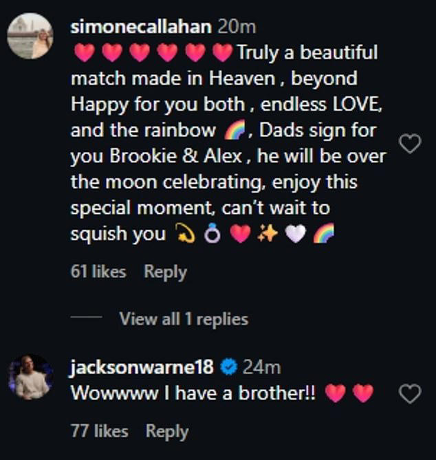 Foto zu Brooke Warne is engaged to long-term boyfriend Alex Heath 