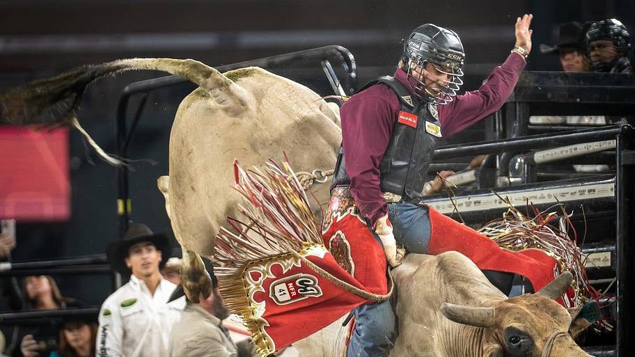 Battle-tested bull rider regains stride while climbing the world standings