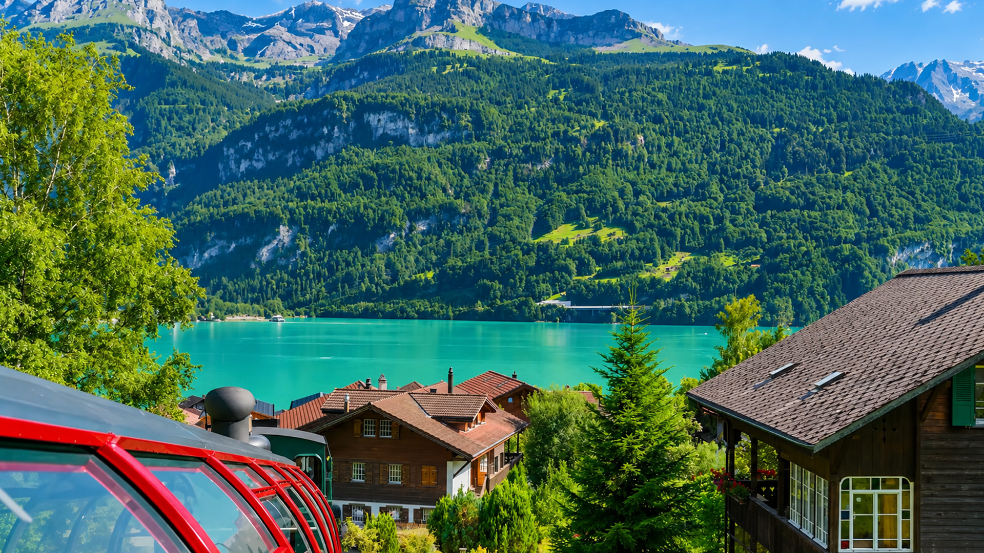 スイス屈指の絶景列車に乗る