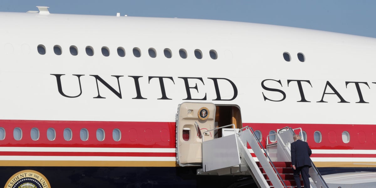 Trump took old Air Force One amid fears over defense capabilities ...