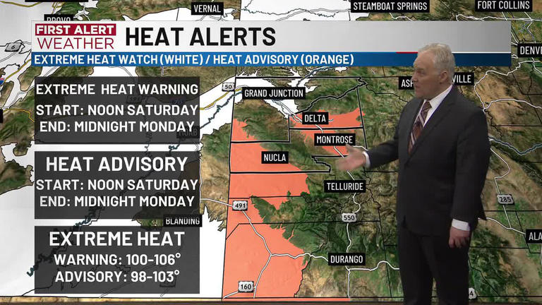 First alert | Dangerous, record heat likely this weekend