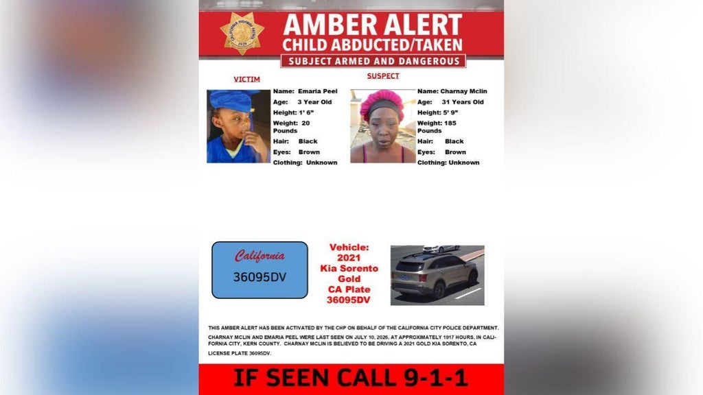 3-year-old girl located after Amber Alert issued in Southern California