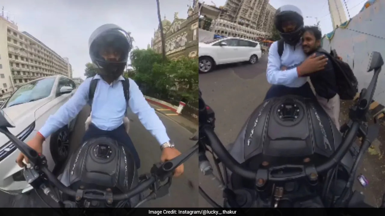 Mumbai biker wins hearts after giving lift to mute stranger, video ...