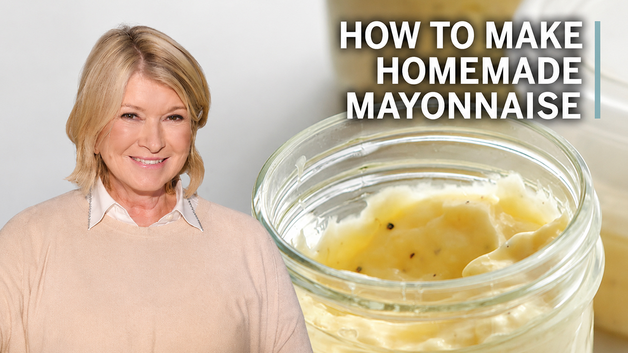 Homemade mayonnaise recipe for a smooth and creamy finish