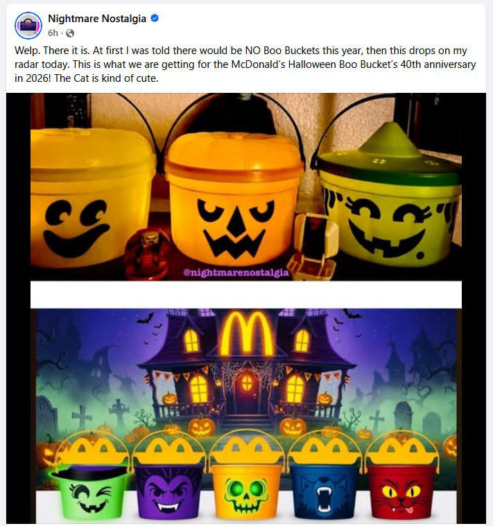 McDonald’s 2026 Boo Buckets leaked? 40th anniversary monster designs ...