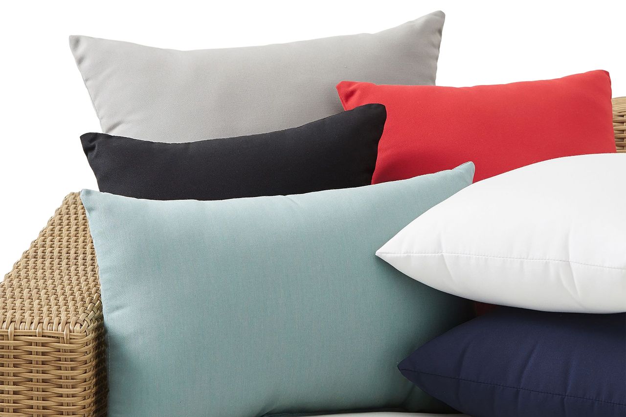 Sunbrella Solid Outdoor Pillow