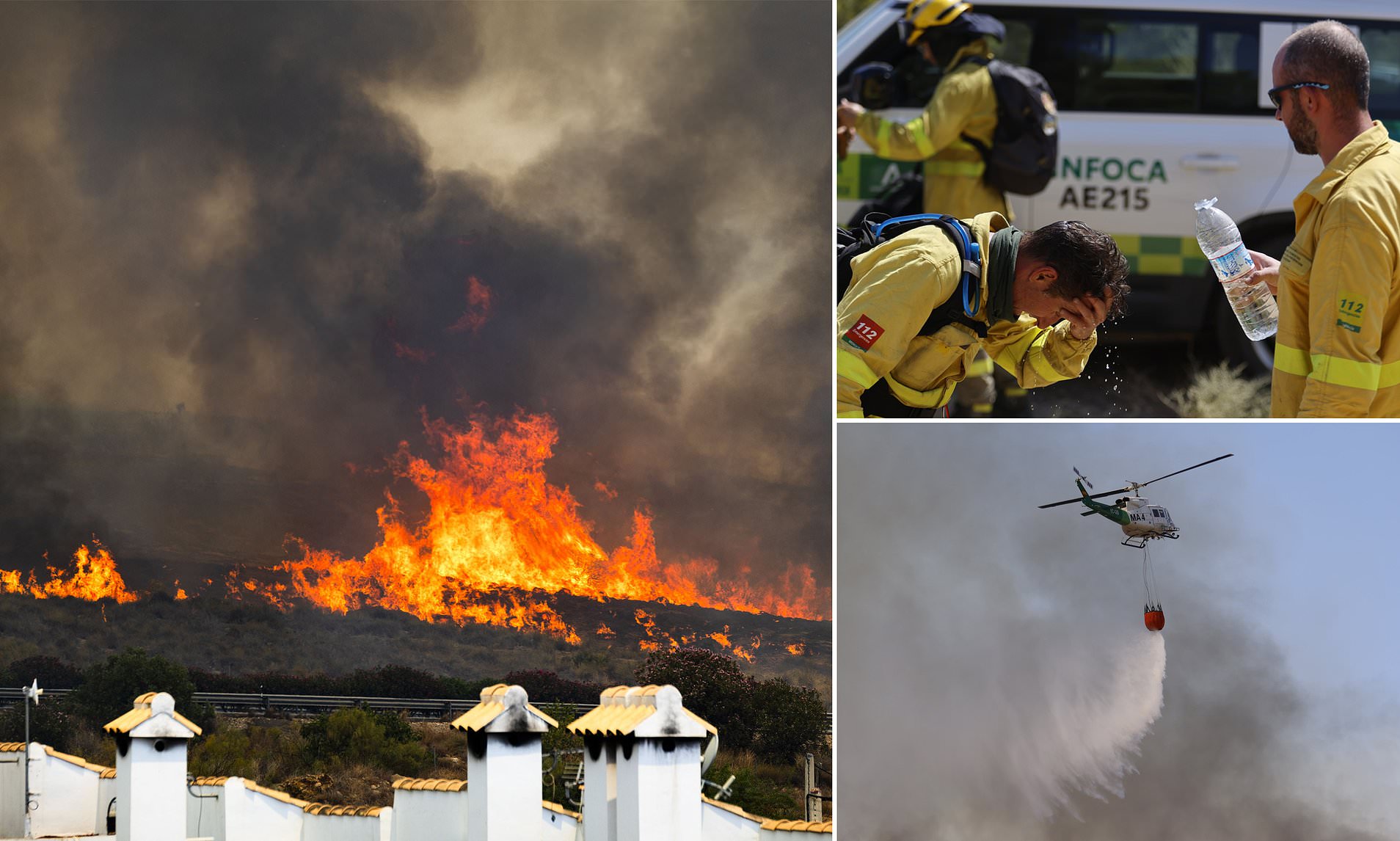 Two more Brits feared dead as deadly wildfire sweeping through southern Spain