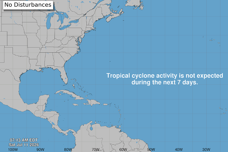 Tropics remain quiet second month into Atlantic hurricane season