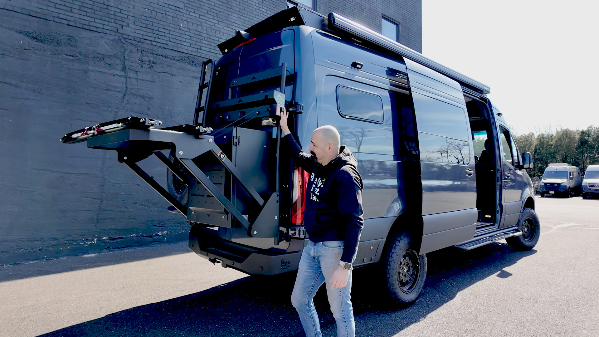 Brilliant design choices inside this custom adventure van