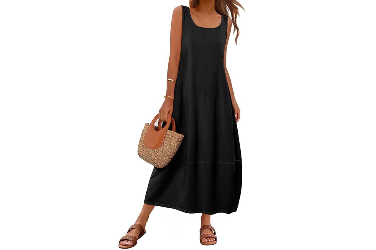 MEROKEETY Women's Boho Maxi Sundress