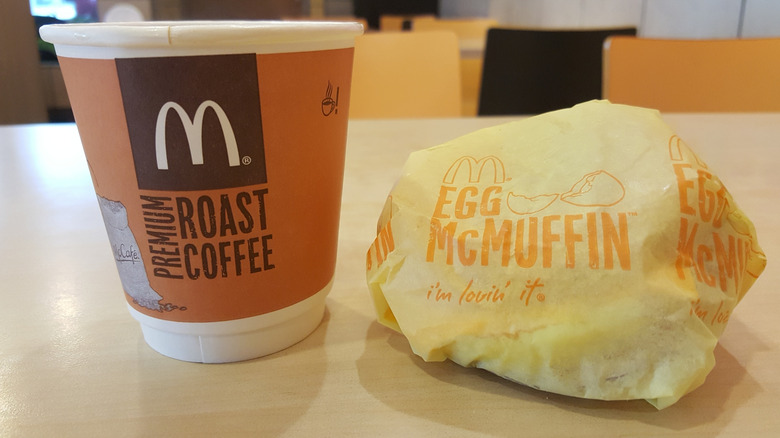 The Surprising Breakfast Condiments That Used To Come With McDonald's Egg McMuffin
