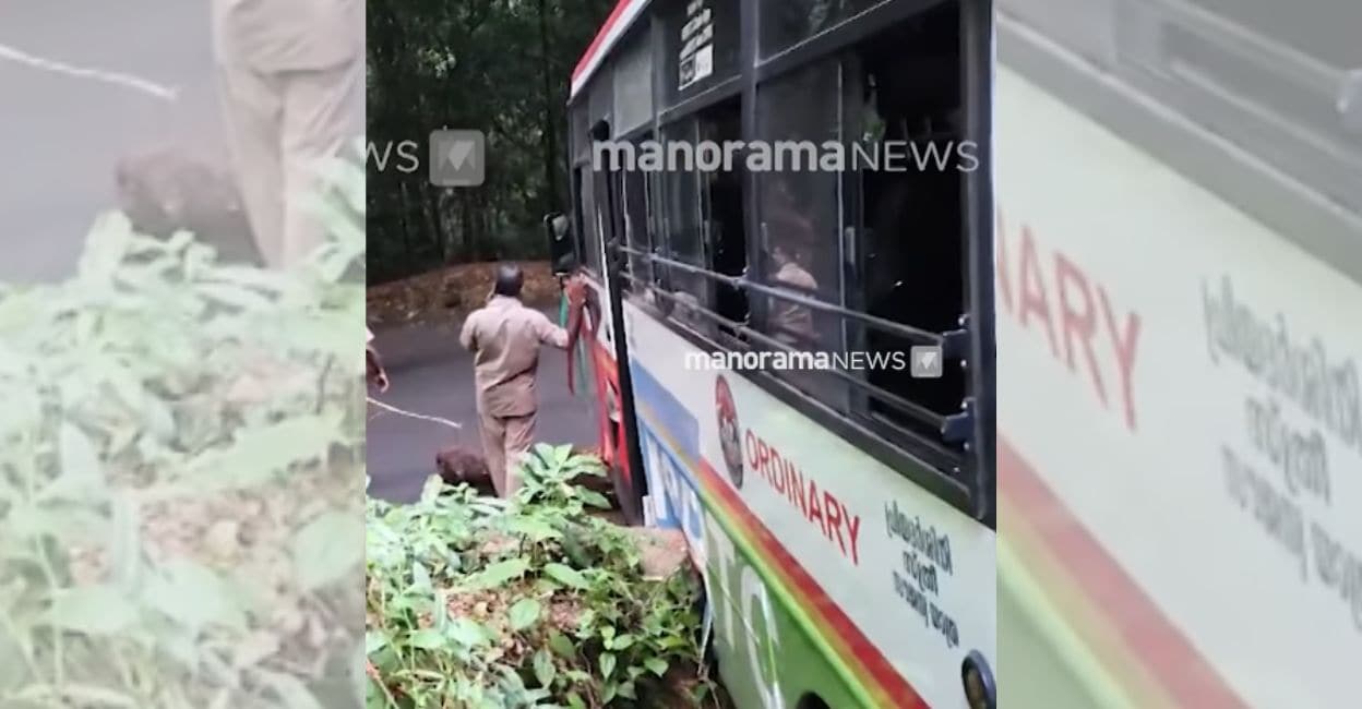 Miraculous escape for 80 passengers as KSRTC Priyadarshini bus crashes ...