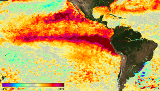  NOAA aumenta para 81% a chance de um El Niño muito intenso 