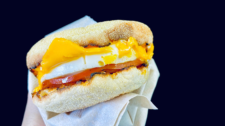 The Surprising Breakfast Condiments That Used To Come With McDonald's Egg McMuffin