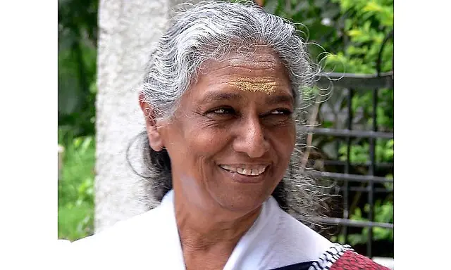 Legendary playback singer and Nightingale of Indian music S Janaki ...