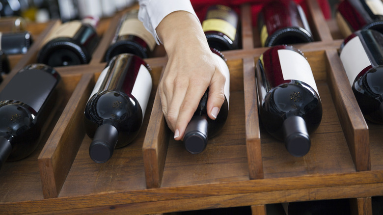 Ditch pricey wine racks: Concrete blocks work just as well for a ...