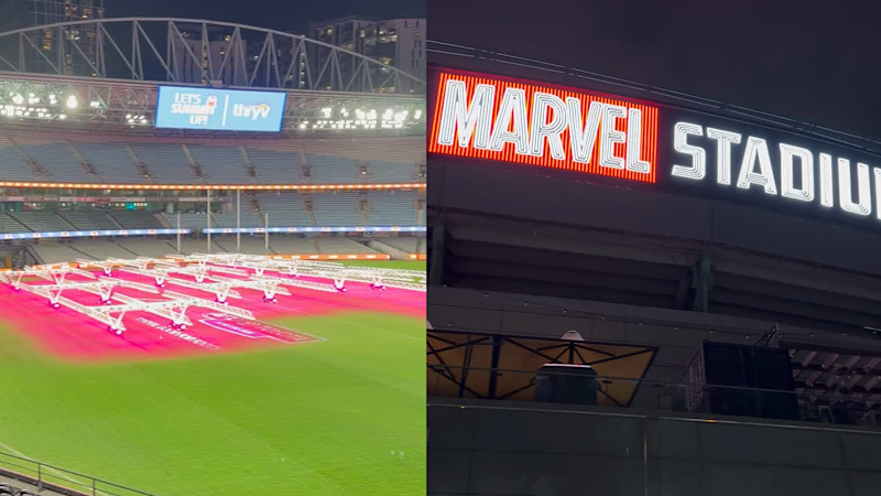 Melbourne superhero fans take over Marvel Stadium, hunting for new ...