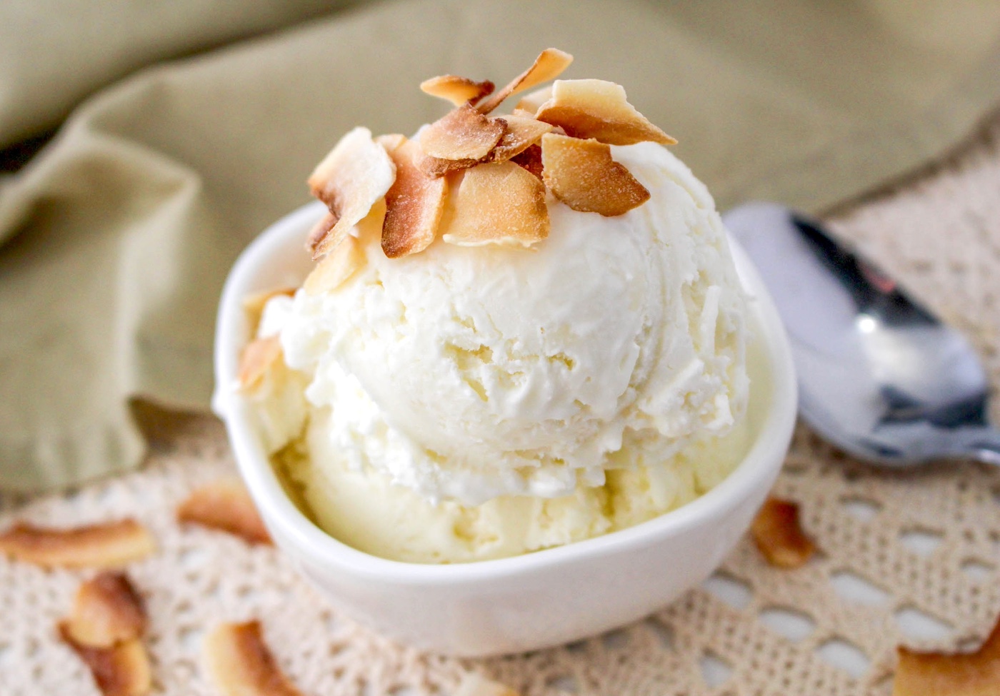 coconut ice cream