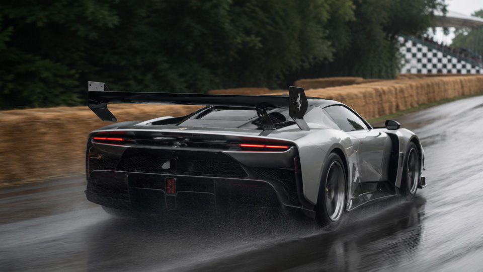 Ferrari KC23 debuts with raw race-car sound