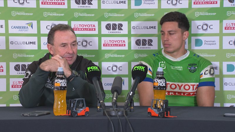 Sticky's jab at critics after Raiders hammer Bulldogs