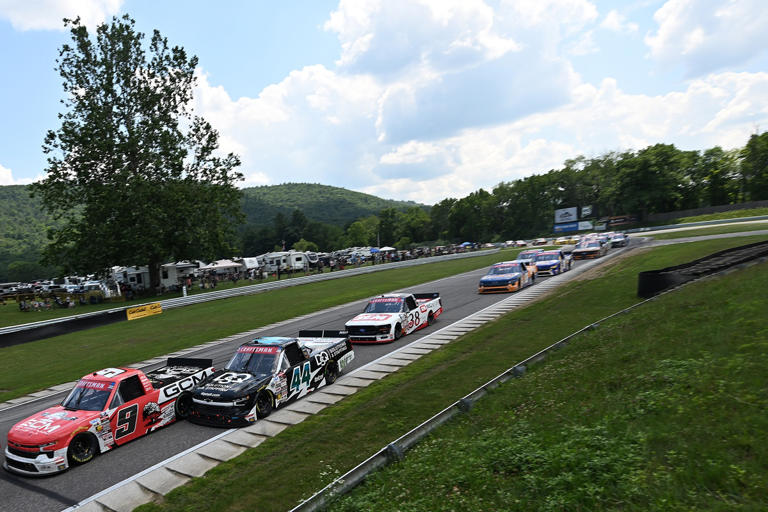 Grant Enfinger gana una carrera de NASCAR Truck llena de accidentes en ...
