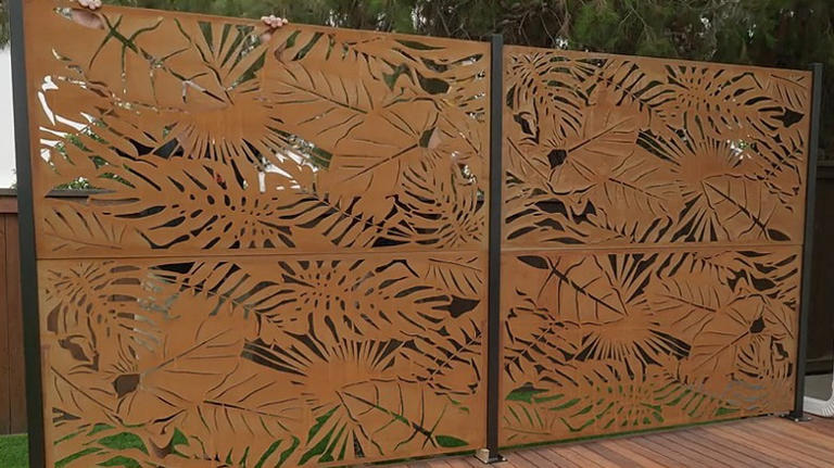 Ditch traditional privacy screens; build yours quickly with this unique ...