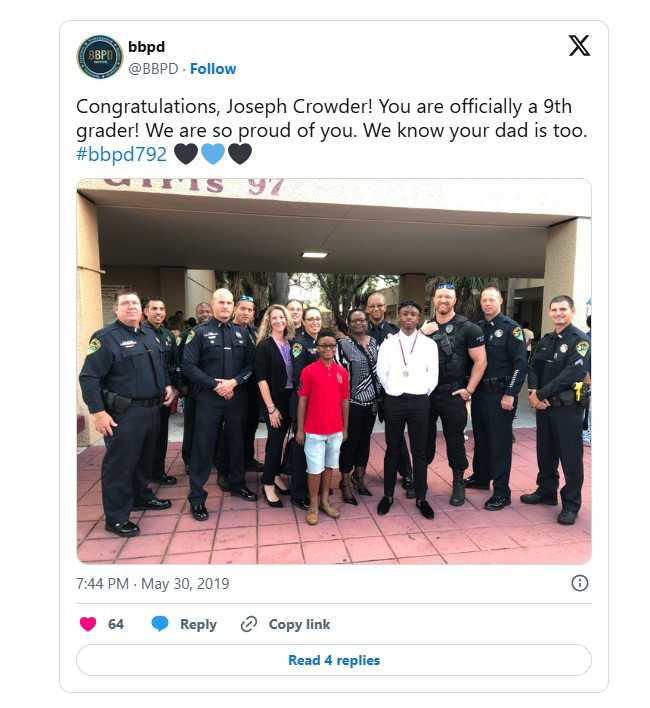 Boynton Beach honors police officer who died 10 years ago