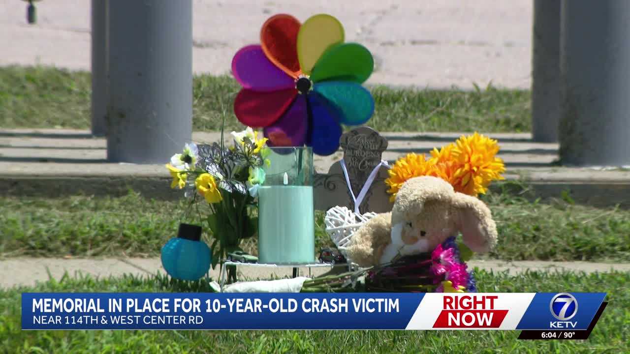 Community honors 10-year-old boy killed in crash with a memorial