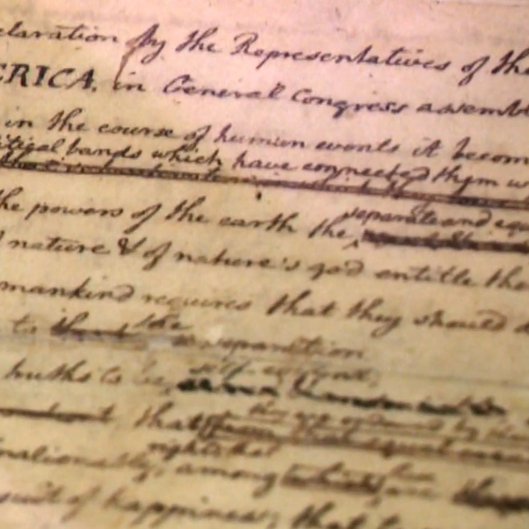 New Library of Congress exhibit features rare draft of Declaration of ...