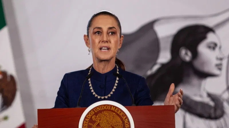 El 9 de julio, en el marco del Día Internacional de la Destrucción de Armas, la presidenta Claudia Sheinbaum Pardo lanzó un mensaje contundente desde la Basílica de Guadalupe/ Foto CuartOscuro